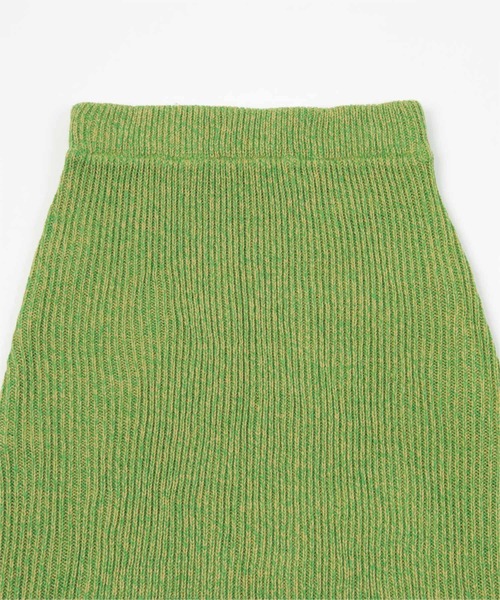 「miette」 ニットスカート M オレンジ レディース_画像8