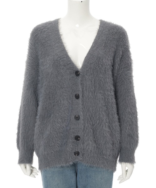 「fifth」 ニットカーディガン M グレー レディース_画像3