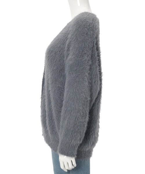 「fifth」 ニットカーディガン M グレー レディース_画像4