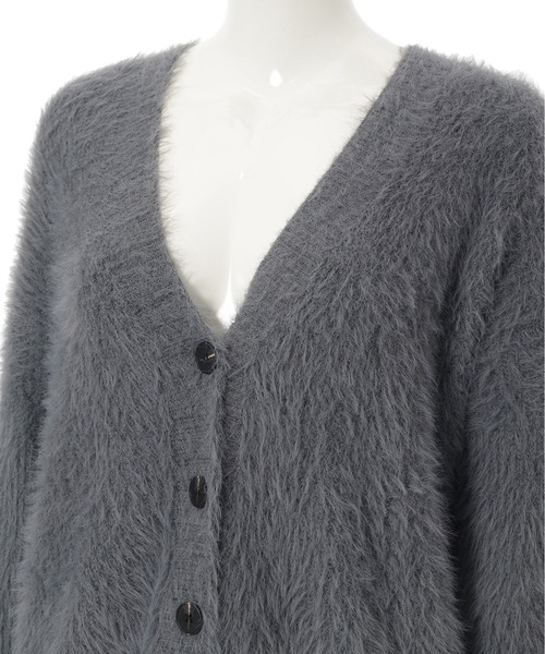 「fifth」 ニットカーディガン M グレー レディース_画像6