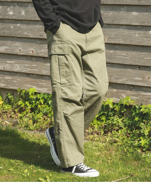 MR.OLIVE カーゴパンツ US NAVY HERRINGBONE / M-65 FIELD CARGO