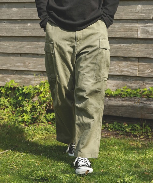 MR.OLIVE カーゴパンツ US NAVY HERRINGBONE / M-65 FIELD CARGO