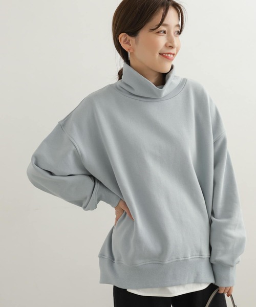 「URBAN RESEARCH DOORS」 スウェットカットソー MEDIUM ライトブルー レディース