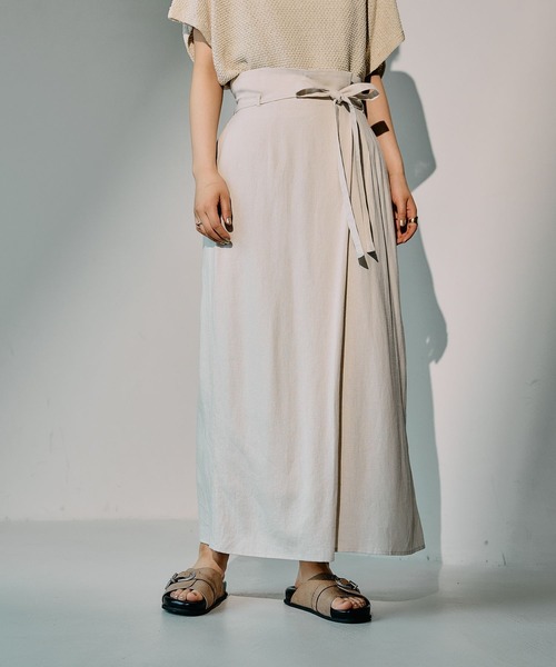 MARNI　ラップスカート サッシュ付ラップマーメイド／スカート｜INGNI(イング) 公式通販
