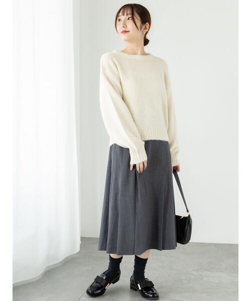 「Te chichi TERRASSE」 長袖ニット F ブルー レディース_画像5