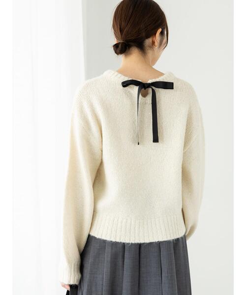 「Te chichi TERRASSE」 長袖ニット F ブルー レディース_画像9