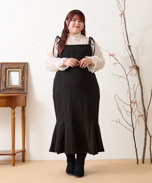 Louiosy 「Louiosy」 キャミソールワンピース LL ブラック