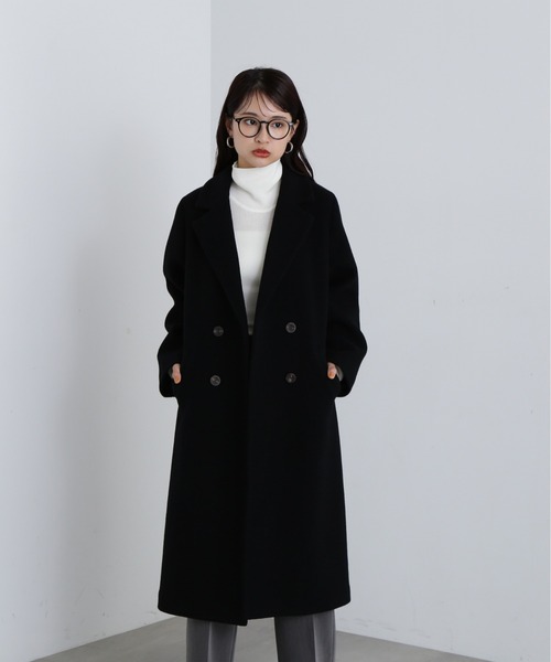 「N.（N. Natural Beauty Basic）」 チェスターコート SMALL ブラック レディース_画像3