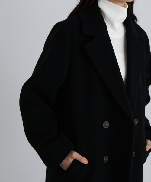 「N.（N. Natural Beauty Basic）」 チェスターコート SMALL ブラック レディース_画像7