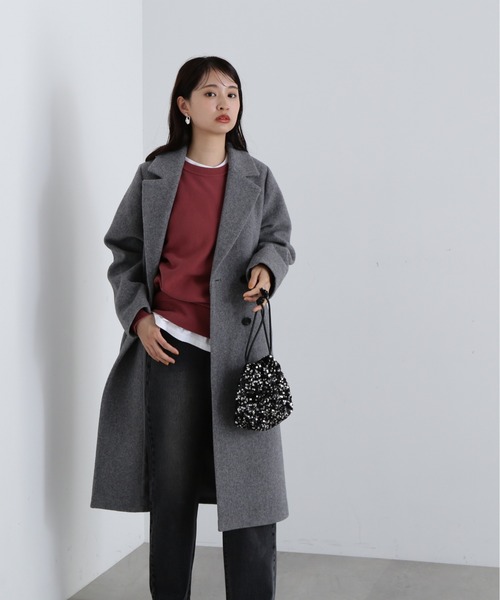 「N.（N. Natural Beauty Basic）」 チェスターコート SMALL ブラック レディース_画像9