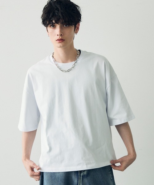 boohoo MAN★オーバーサイズ 半袖 ウォッシュ トップス Tシャツ MP メンズ アダプト ウォッシュド オーバーサイズ ショート