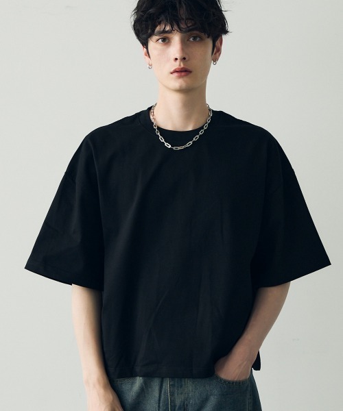 ason クロップドTシャツ シアークロップドシャツ | AND ON JIONE STORE（アンドオン