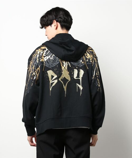 BOY LONDON ブラック フルジップパーカー　パーカー　ボーイロンドン BOY LONDON】BOY LONDON LOGO PARKA（パーカー）｜BOY LONDON