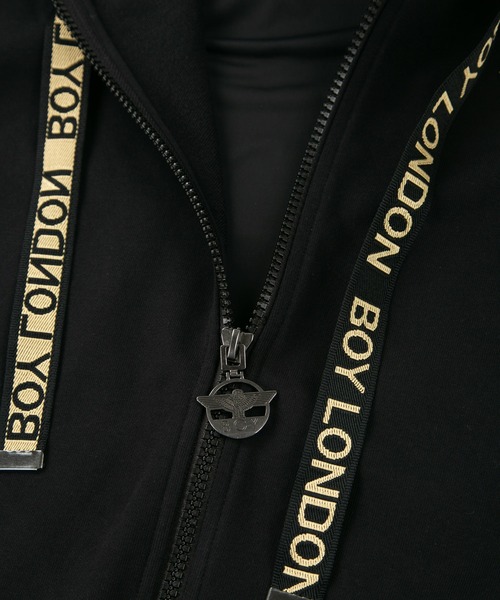 BOY LONDON 「BOY LONDON」 ジップアップパーカー M ブラック