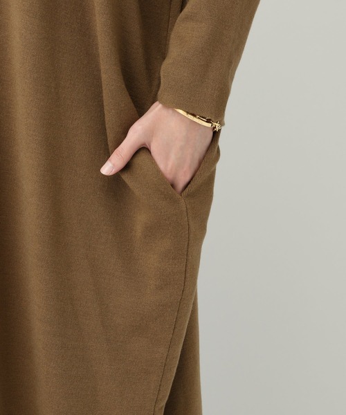 Curensology（カレンソロジー） ニットワンピース FREE キャメル