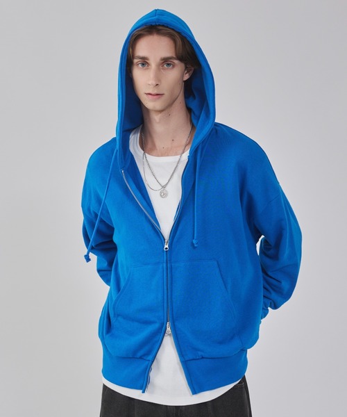 WEGO パーカー WEGO/「25年秋冬新作」コンパクトフィットダブルZIP