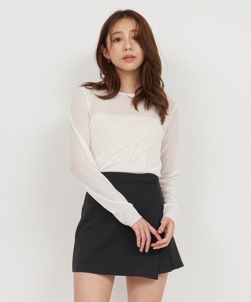 tシャツ キラキラシアートップス レディース