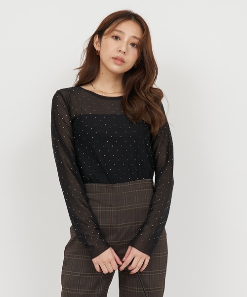 ROYAL PARTY（ロイヤルパーティー） tシャツ キラキラシアートップス