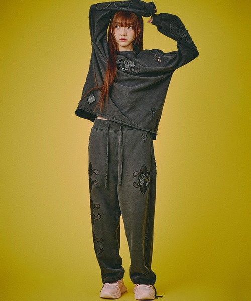 GALFY（ガルフィー） ワイドパンツ スウェットパンツ ジャージ 「GALFY