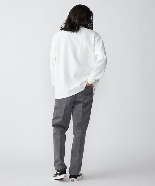 「SHIPS」 長(zhǎng)袖Tシャツ LARGE ライトグレー メンズ