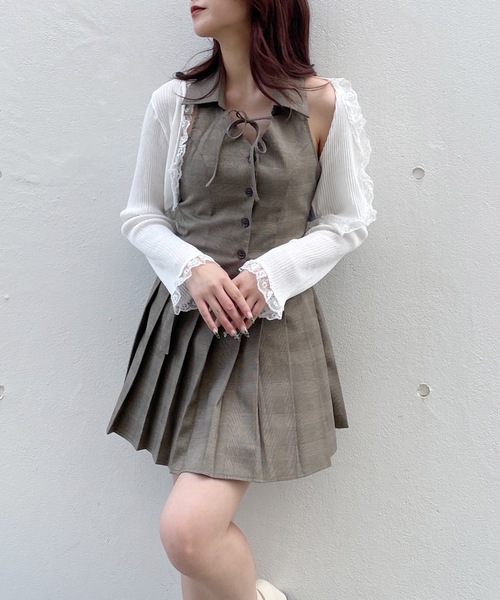 one way（ワンウェイ） ワンピース ホルターネックミニワンピース