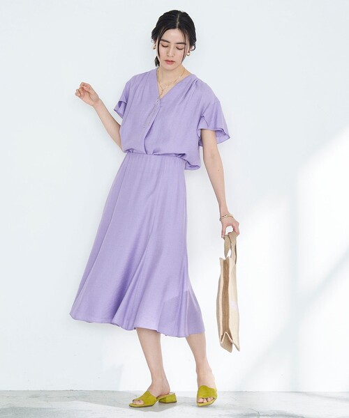 「NOLLEY'S」 半袖ブラウス FREE ベージュ レディース_画像4