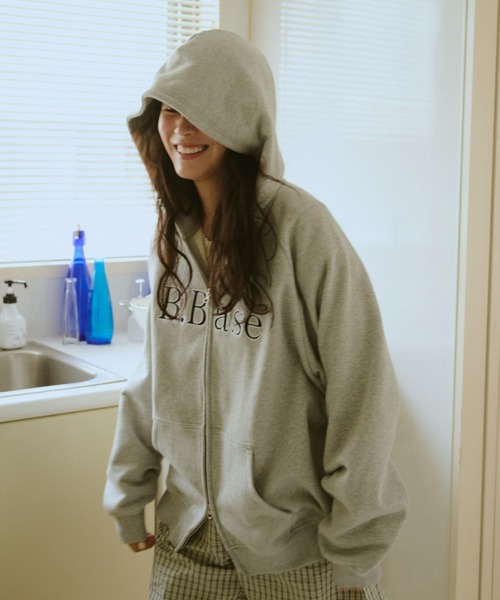 BROKEN BASE パーカー B.Base Double-Zip Hoodie メンズ レディース