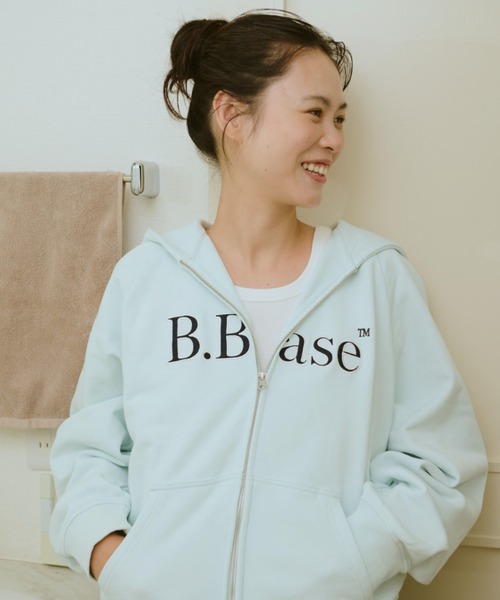 BROKEN BASE（ブロークンベース） パーカー B.Base Double-Zip Hoodie