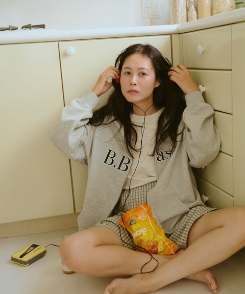 BROKEN BASE（ブロークンベース） パーカー B.Base Double-Zip Hoodie