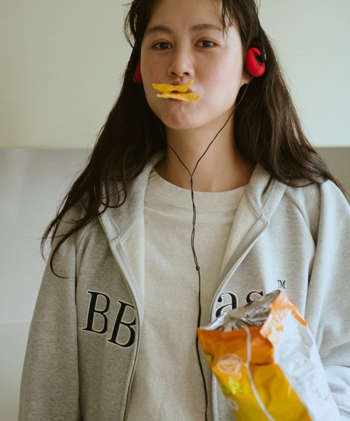 BROKEN BASE（ブロークンベース） パーカー B.Base Double-Zip Hoodie