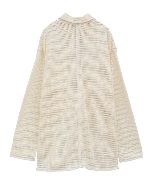 CLANE（クラネ） ブラウス シャツ 「CLANE/クラネ」MESH POCKET OVER
