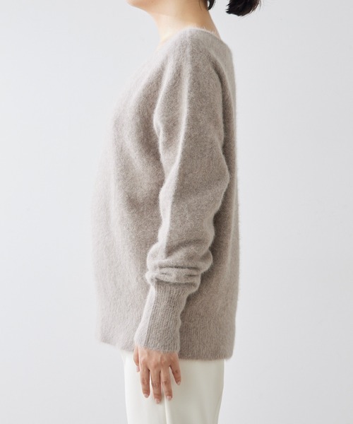 Whim Gazette（ウィム ガゼット） Vネックニット FREE オフホワイト
