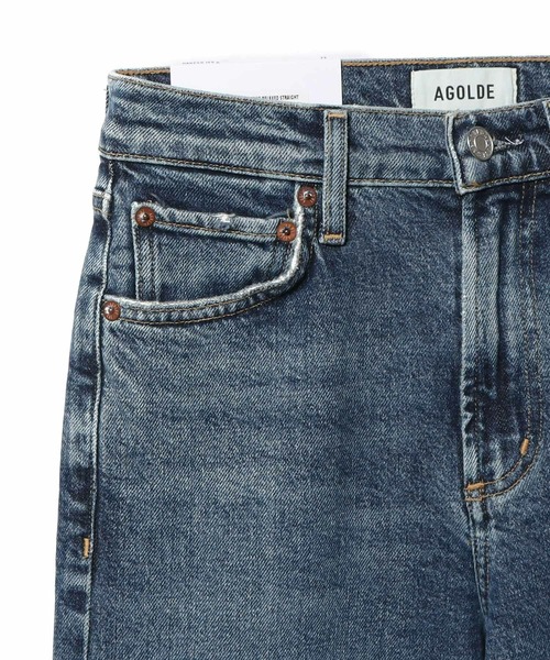 ジーンズ デニム デニムパンツ AGOLDE / HARPER ストレートデニムパンツ レディースの画像