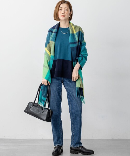 23区（ニジュウサンク） ニット セーター 「洗える」ウーステッド