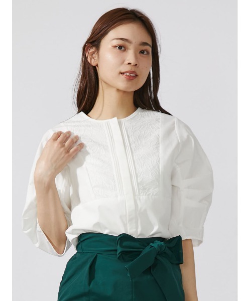 「TONAL」 7分袖ブラウス 38 ピンク レディース_画像2