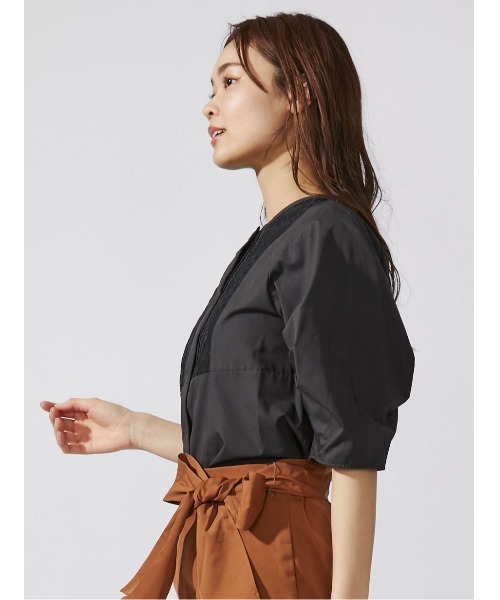 「TONAL」 7分袖ブラウス 38 ピンク レディース_画像9