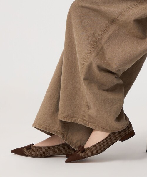 ODETTE E ODILE（オデット エ オディール） パンプス ウィングリボン