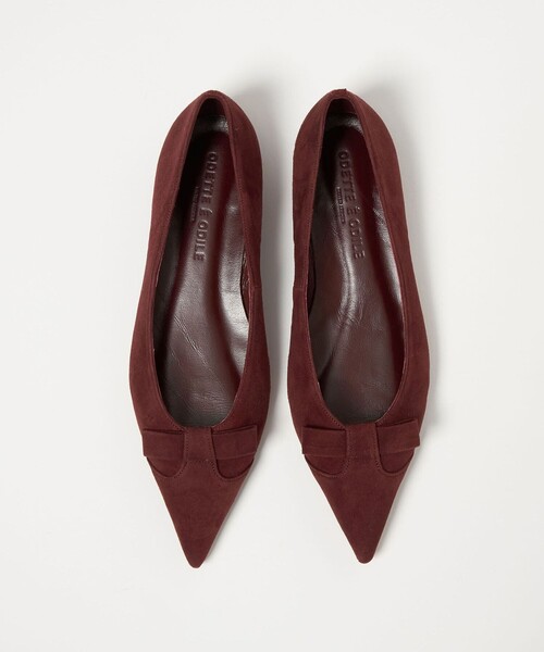 ODETTE E ODILE（オデット エ オディール） パンプス ウィングリボン