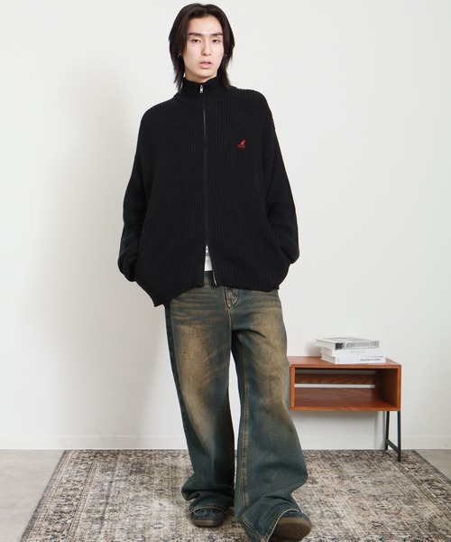 KANGOL（カンゴール） セーター ニット 「KANGOL/カンゴール」ロゴ刺繍