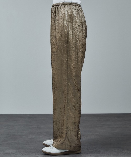 SALON adam et rope'（サロン アダム エ ロペ） パンツ サテンワイド