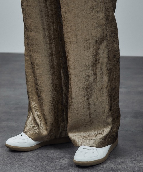 SALON adam et rope'（サロン アダム エ ロペ） パンツ サテンワイド