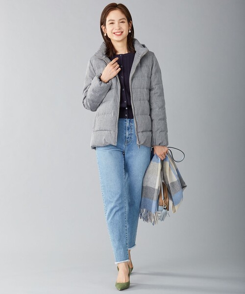 「組曲」 長袖ニット S2 グリーン レディース_画像6