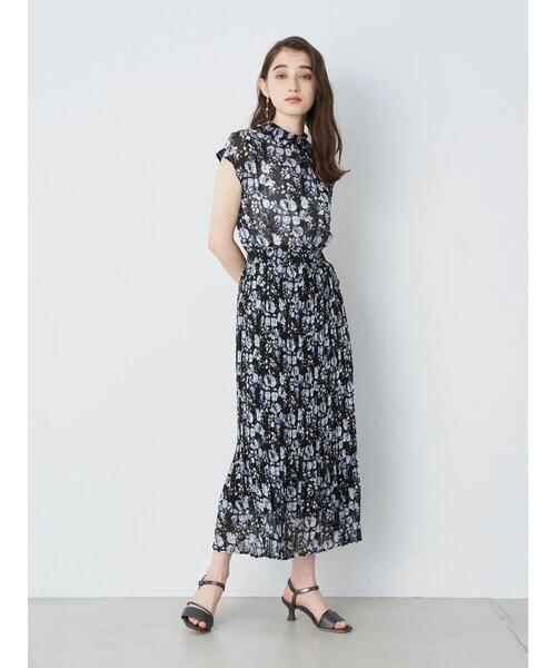 「YECCA VECCA」 半袖ワンピース FREE グリーン レディース_画像3