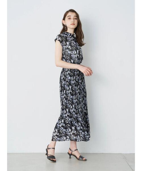 「YECCA VECCA」 半袖ワンピース FREE グリーン レディース_画像7