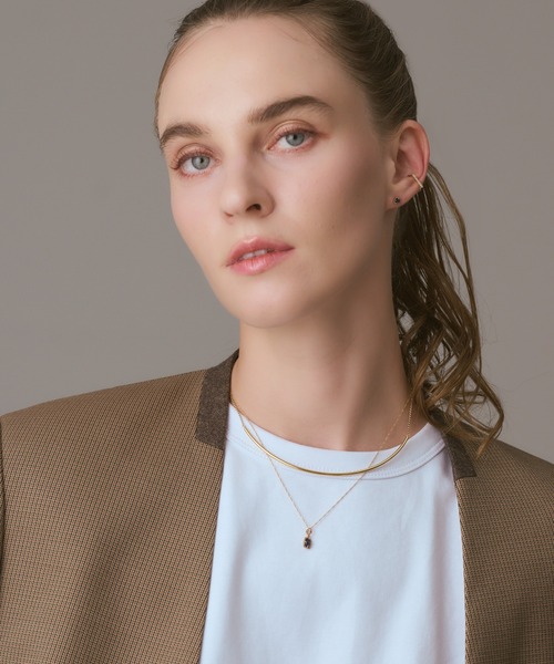 agete（アガット） チャーム K5紫金石／クォーツチャーム レディース