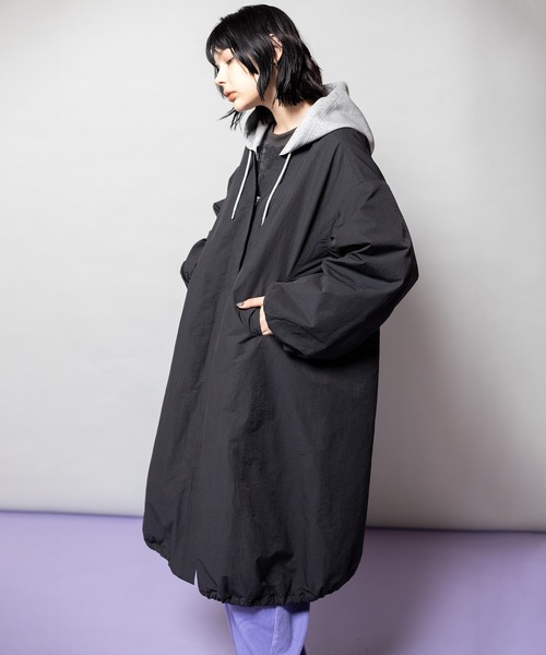 OSMOSIS（オズモーシス） コート アウター フーデッドバルーンコート