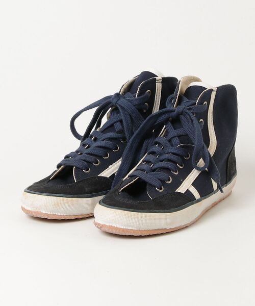 maccheronian（マカロニアン） ハイカットスニーカー 37 ブルー