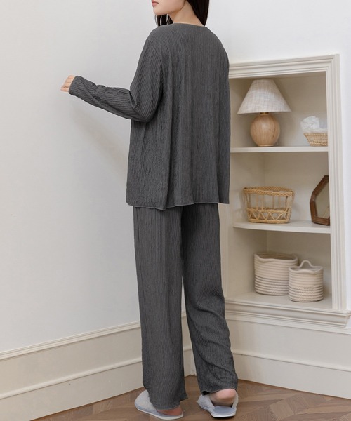 DAY CLOSET パジャマ ルームウェア 「セットアップ/パッド付き」長袖