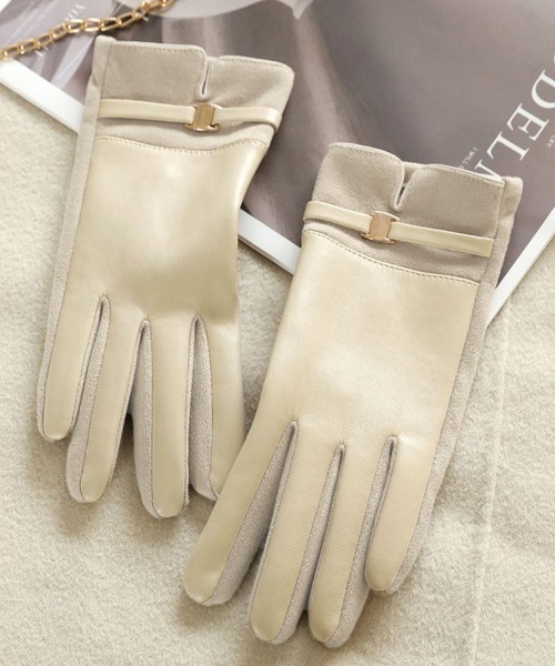 miniministore（ミニミニストア） 手袋 スマホ対応 PUレザー手袋
