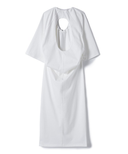 「PERVERZE」 7分袖ワンピース FREE ホワイト レディース_画像4